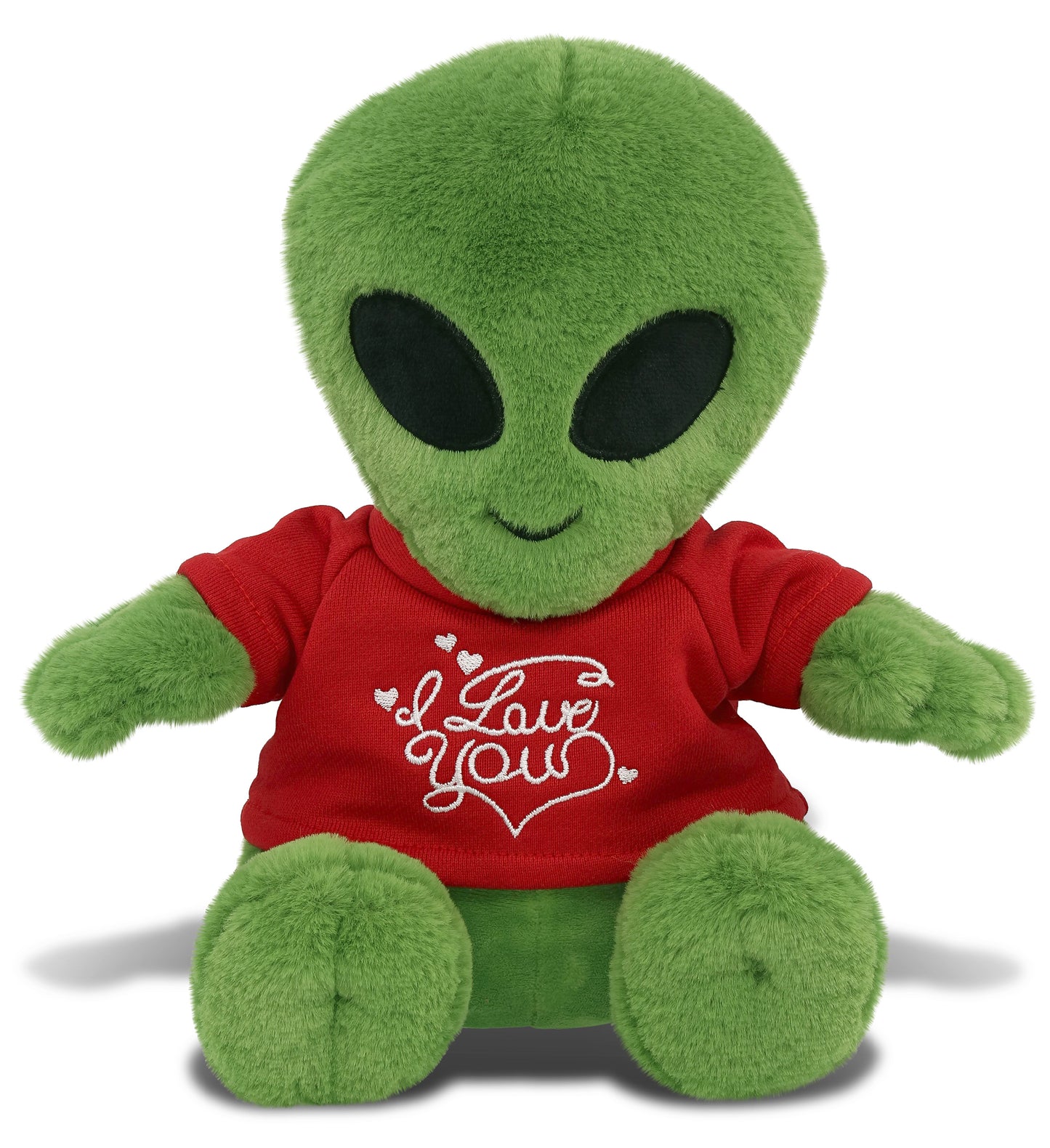 PLUSH I LOVE YOU RED SHIRT- SUPER-SOFT PLUSH - ALIEN 11"