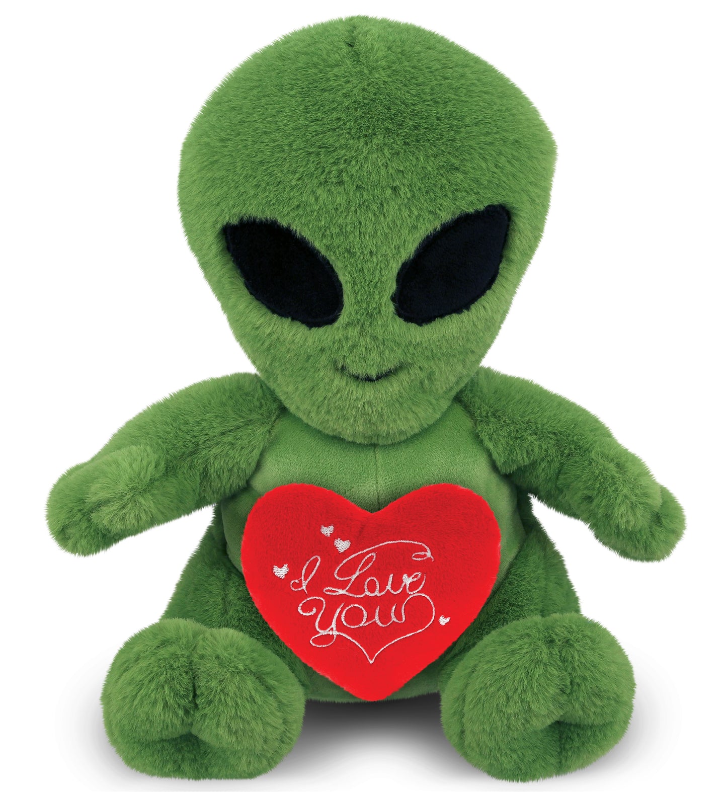 PLUSH I LOVE YOU RED HEART - SUPER-SOFT PLUSH - ALIEN 11"
