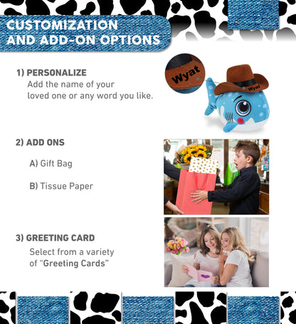 PLUSH BUDDIES - SHARK COWBOY DRESS UP