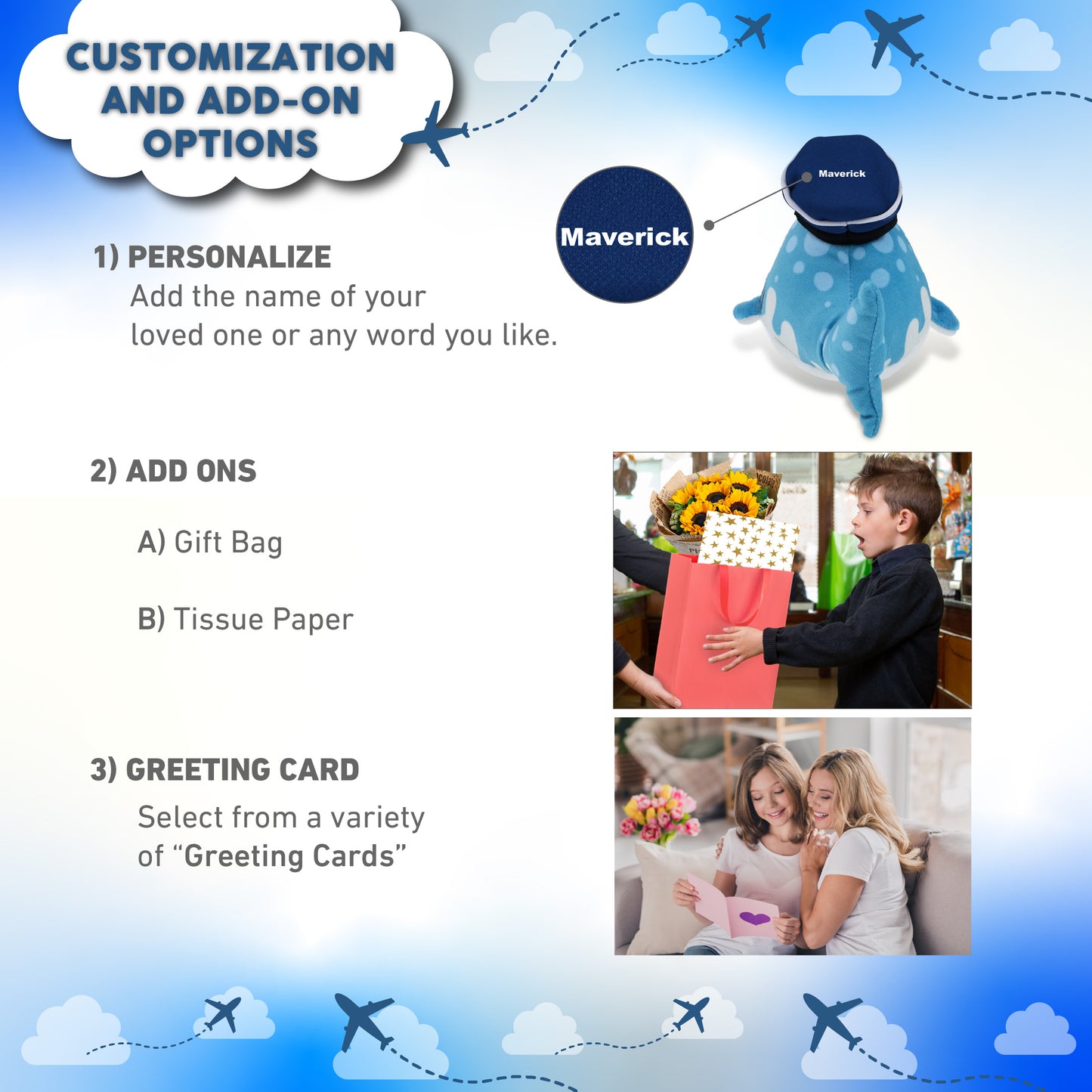 PLUSH BUDDIES - SHARK WITH PILOT DRESS UP