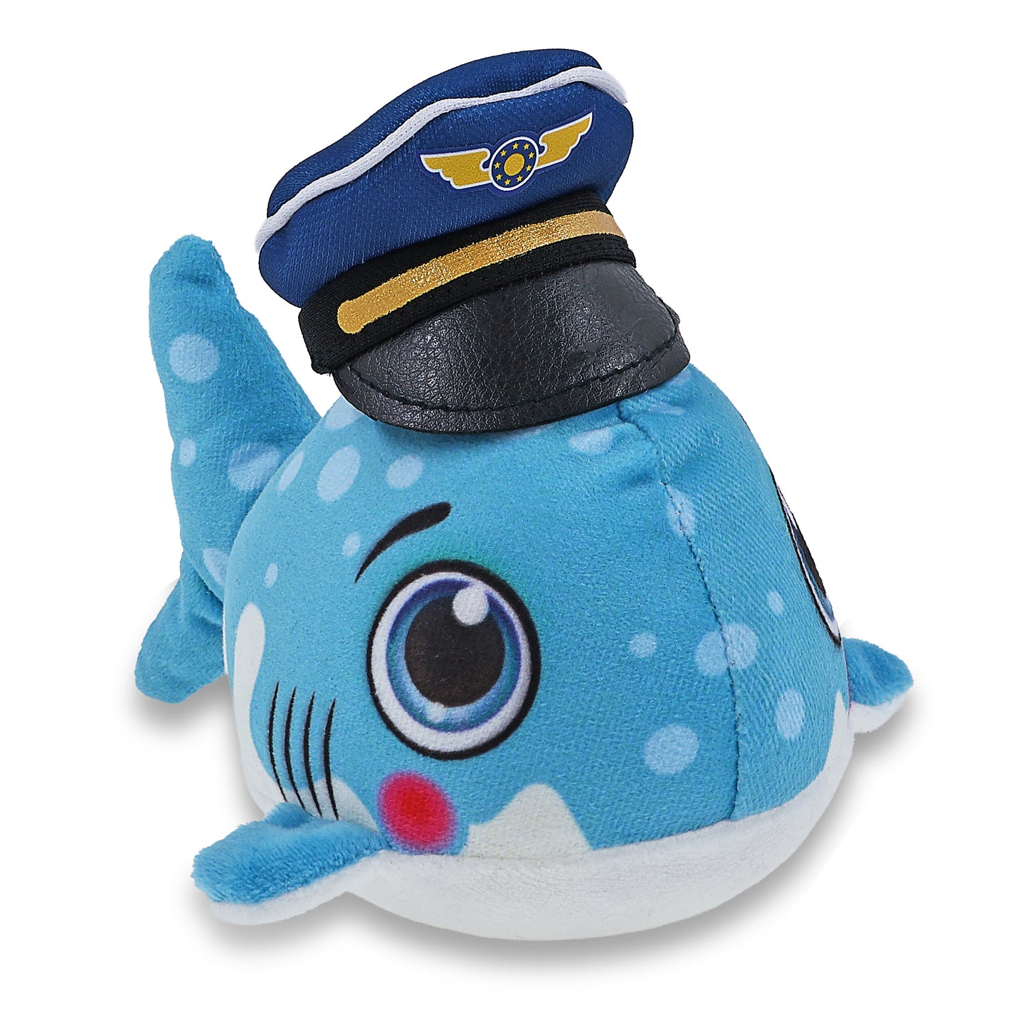PLUSH BUDDIES - SHARK WITH PILOT DRESS UP