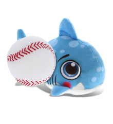 PLUSH BUDDIES - SHARK WITH BASEBALL PLUSH