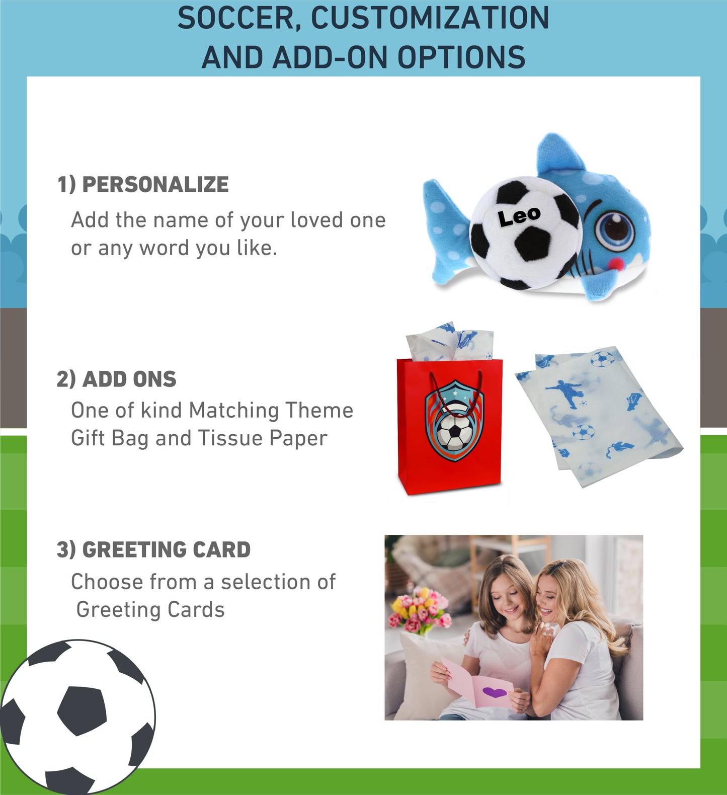 PLUSH BUDDIES - SHARK WITH SOCCER PLUSH