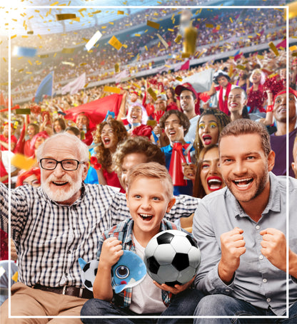 PLUSH BUDDIES - SHARK WITH SOCCER PLUSH