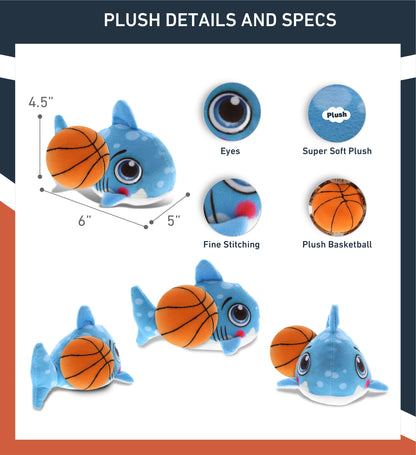 PLUSH BUDDIES - SHARK WITH BASKETBALL PLUSH