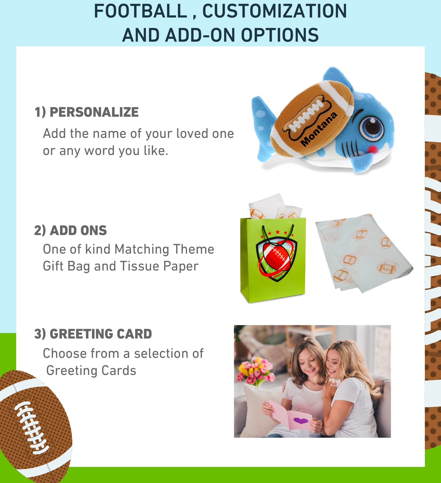 PLUSH BUDDIES - SHARK WITH FOOTBALL PLUSH