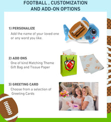 PLUSH BUDDIES - SHARK WITH FOOTBALL PLUSH