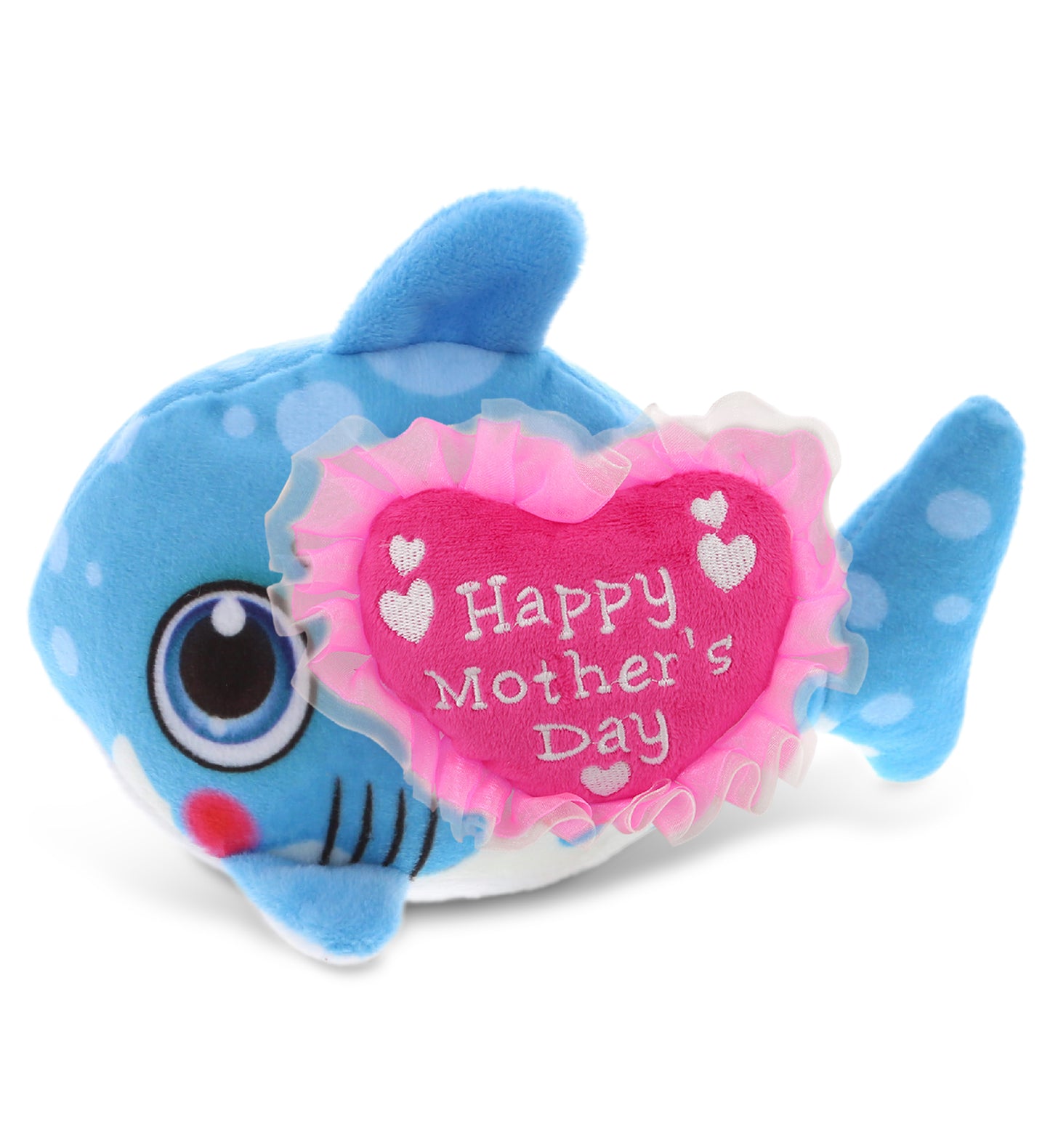 PLUSH MOTHERS DAY HEART - PLUSH BUDDIES - SHARK