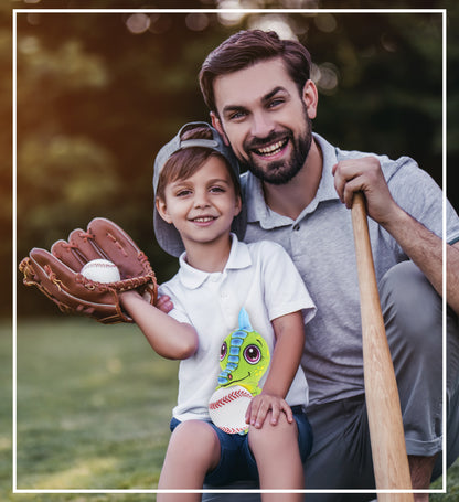 PLUSH BUDDIES - SEAHORSE WITH BASEBALL PLUSH