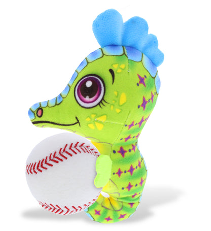 PLUSH BUDDIES - SEAHORSE WITH BASEBALL PLUSH