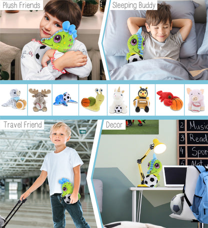 PLUSH BUDDIES - SEAHORSE WITH SOCCER PLUSH