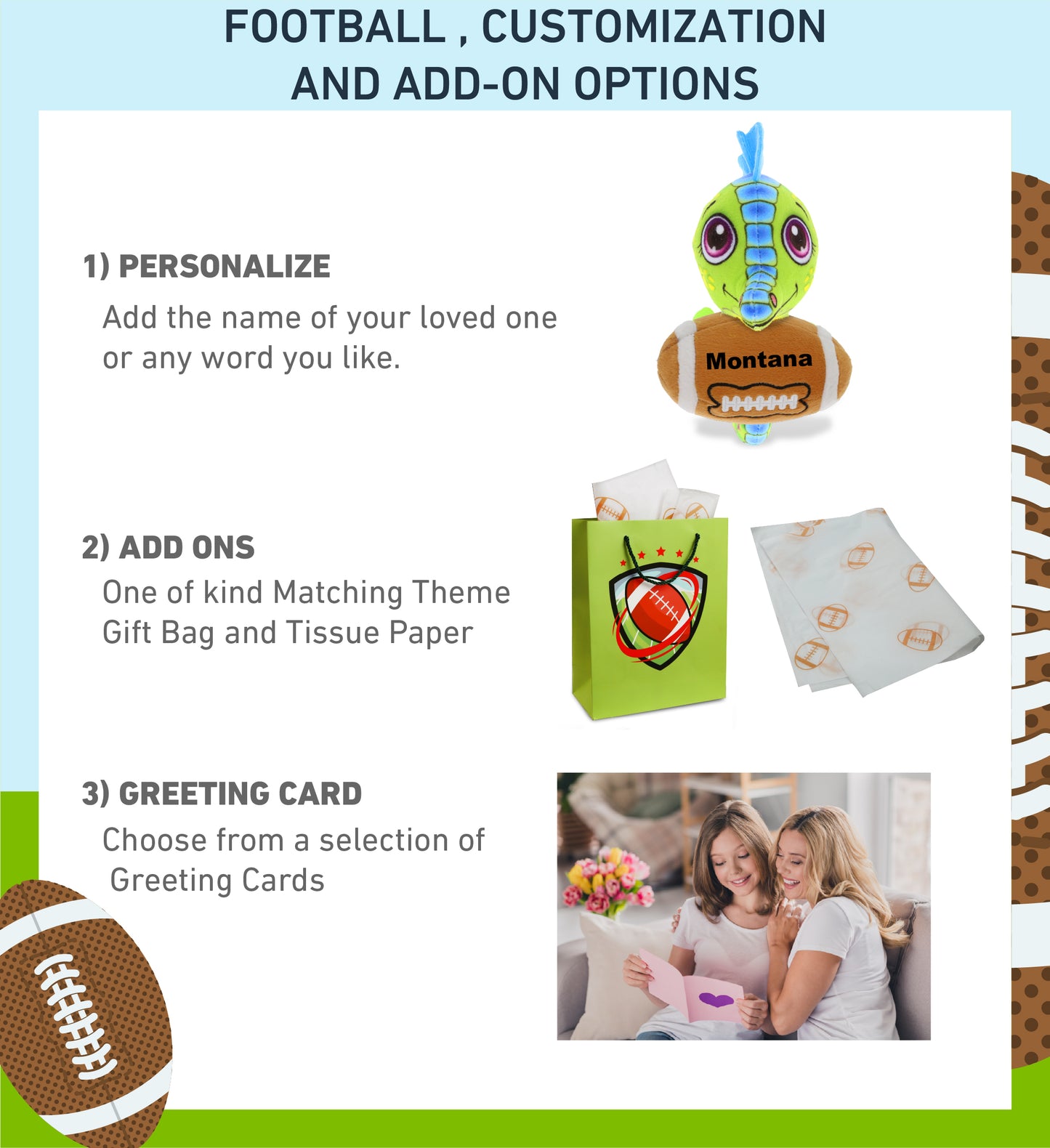 PLUSH BUDDIES - SEAHORSE WITH FOOTBALL PLUSH