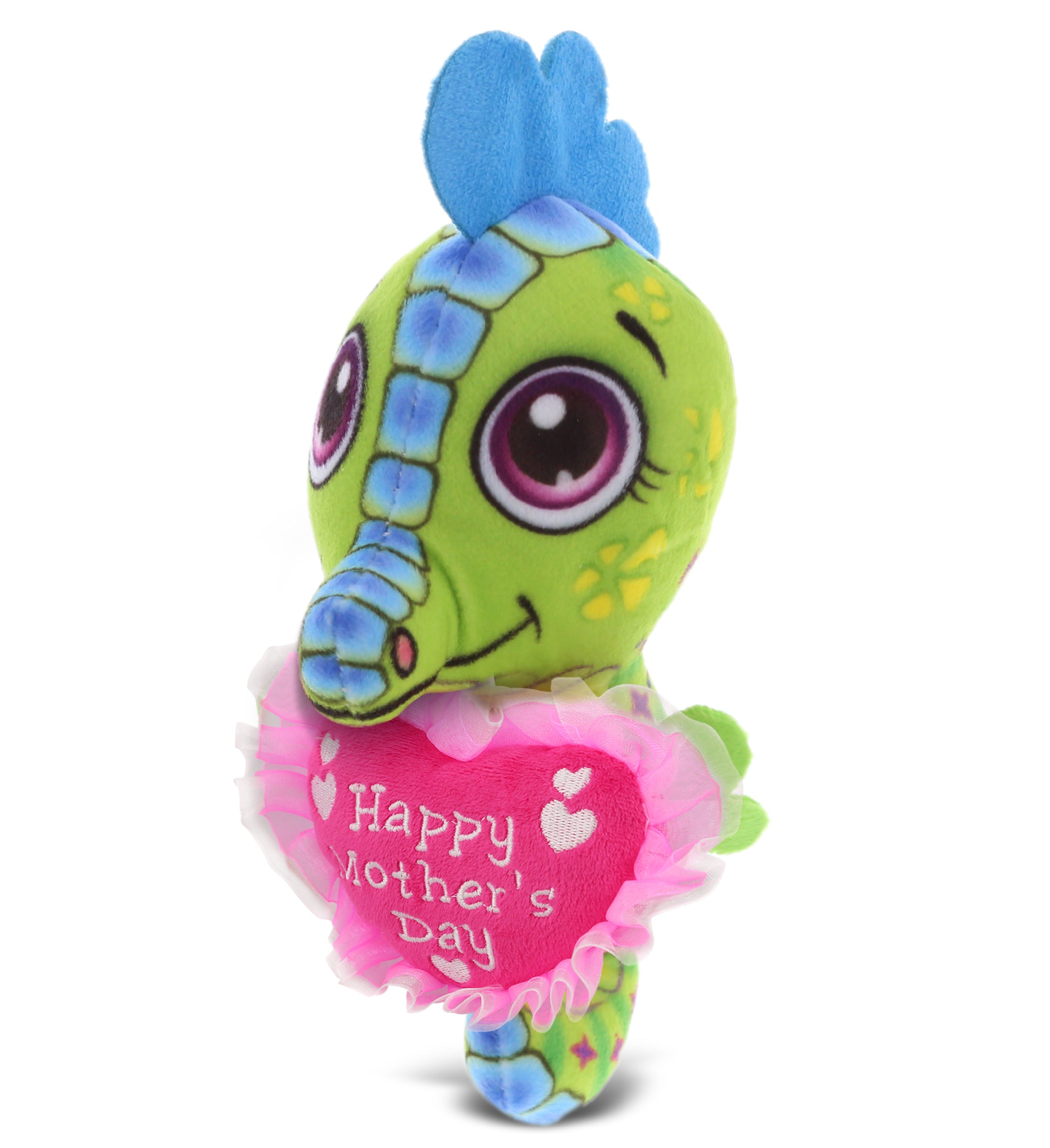 PLUSH MOTHERS DAY HEART - PLUSH BUDDIES - SEAHORSE