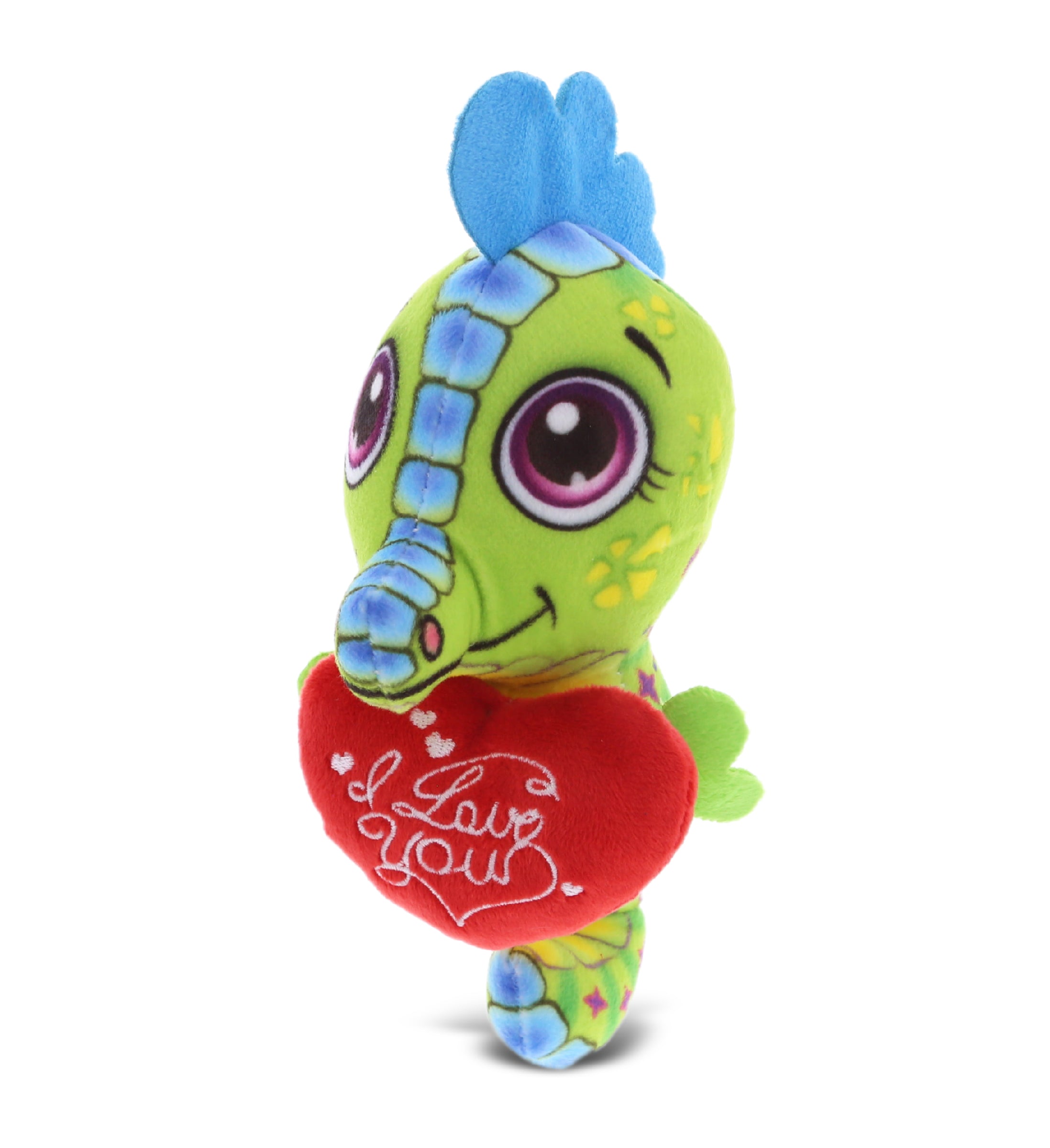 PLUSH I LOVE YOU RED HEART - PLUSH BUDDIES - SEAHORSE