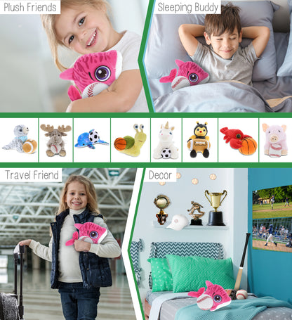 PLUSH BUDDIES - DOLPHIN WITH BASEBALL PLUSH