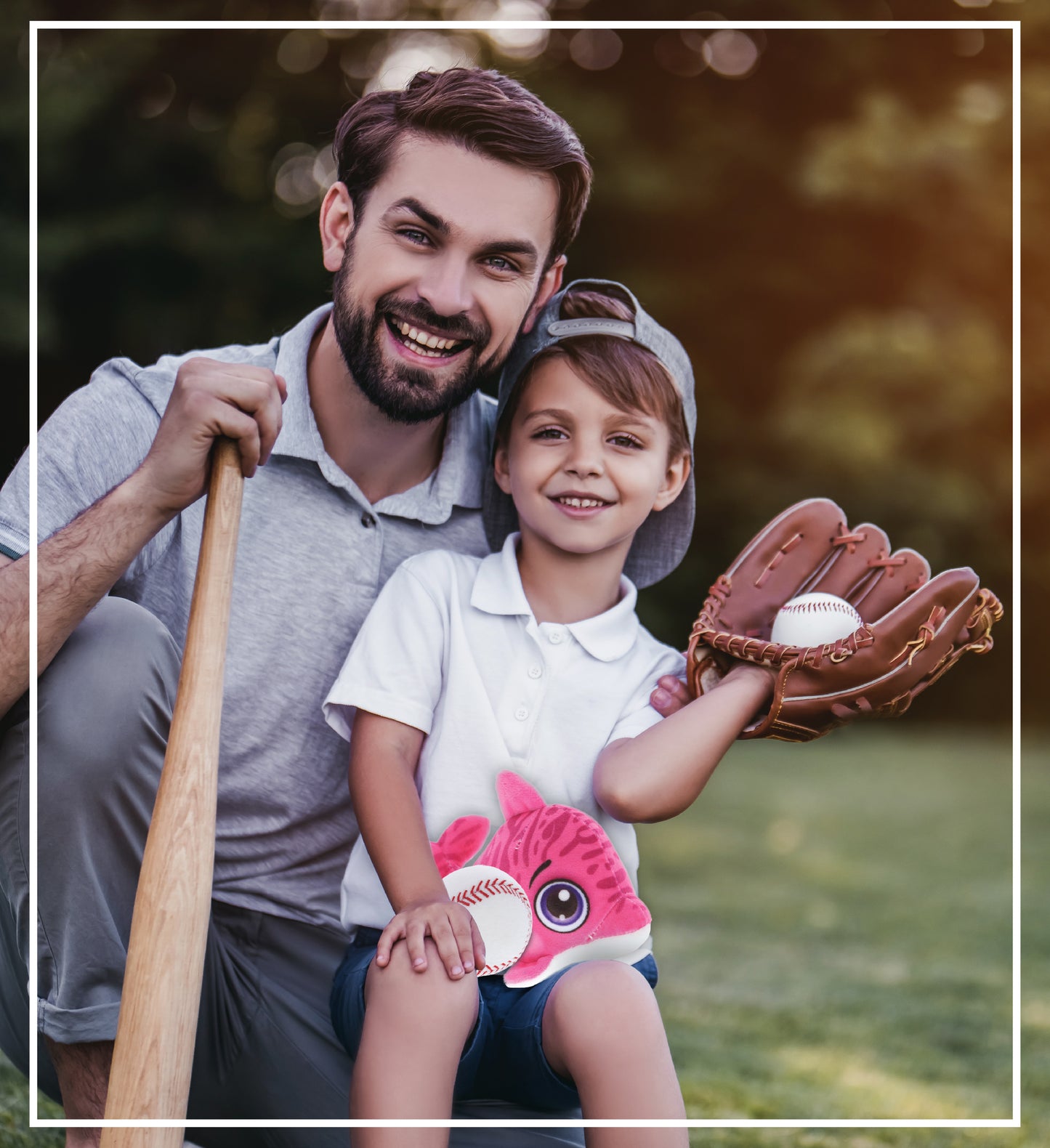 PLUSH BUDDIES - DOLPHIN WITH BASEBALL PLUSH