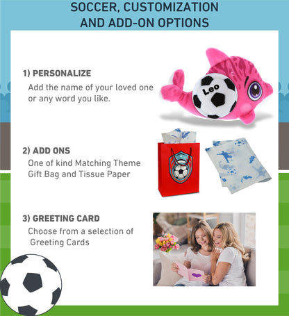 PLUSH BUDDIES - DOLPHIN WITH SOCCER PLUSH