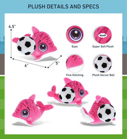 PLUSH BUDDIES - DOLPHIN WITH SOCCER PLUSH
