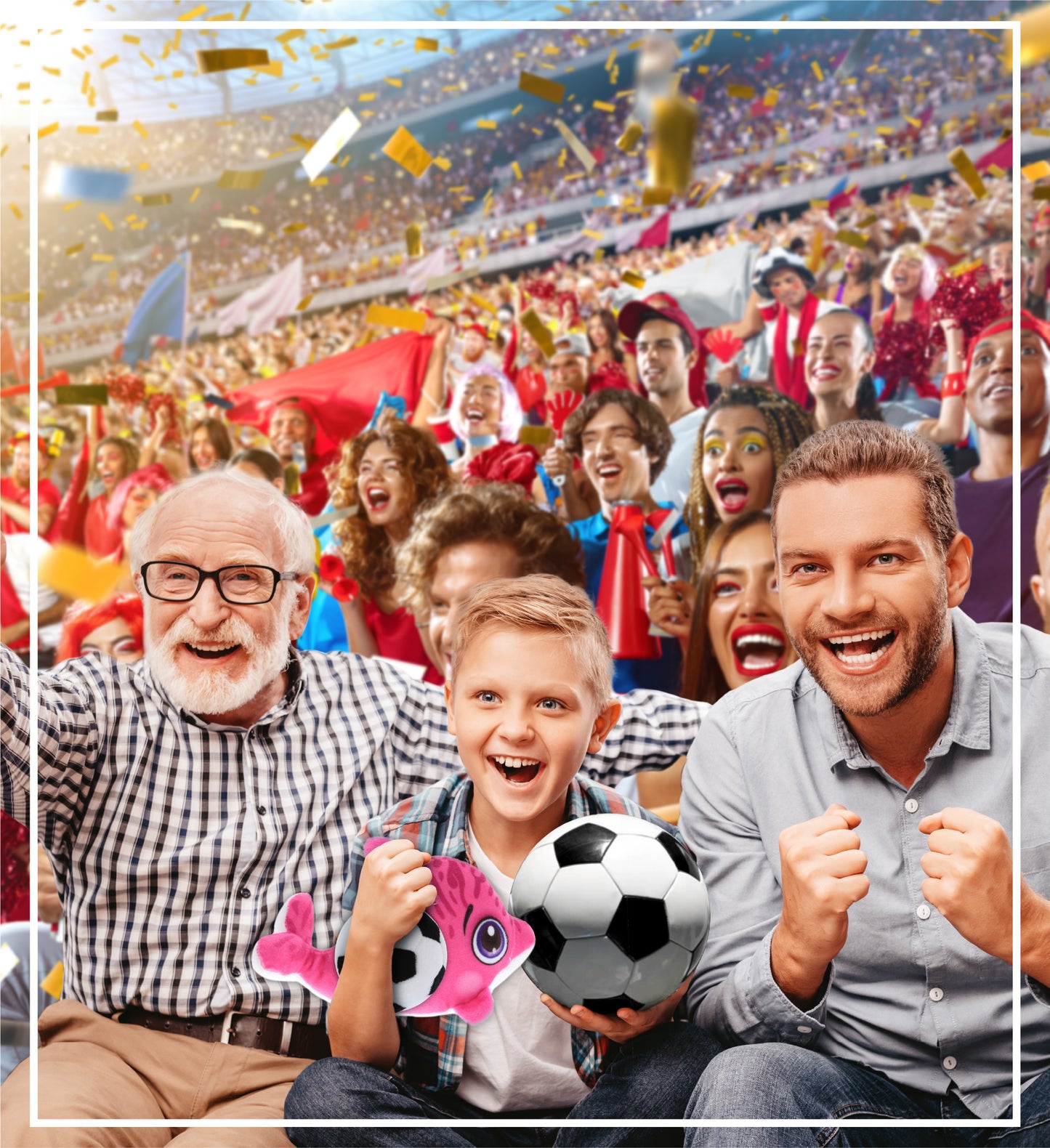 PLUSH BUDDIES - DOLPHIN WITH SOCCER PLUSH