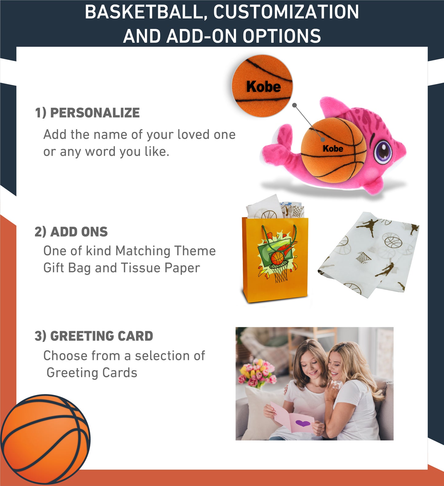 PLUSH BUDDIES - DOLPHIN WITH BASKETBALL PLUSH