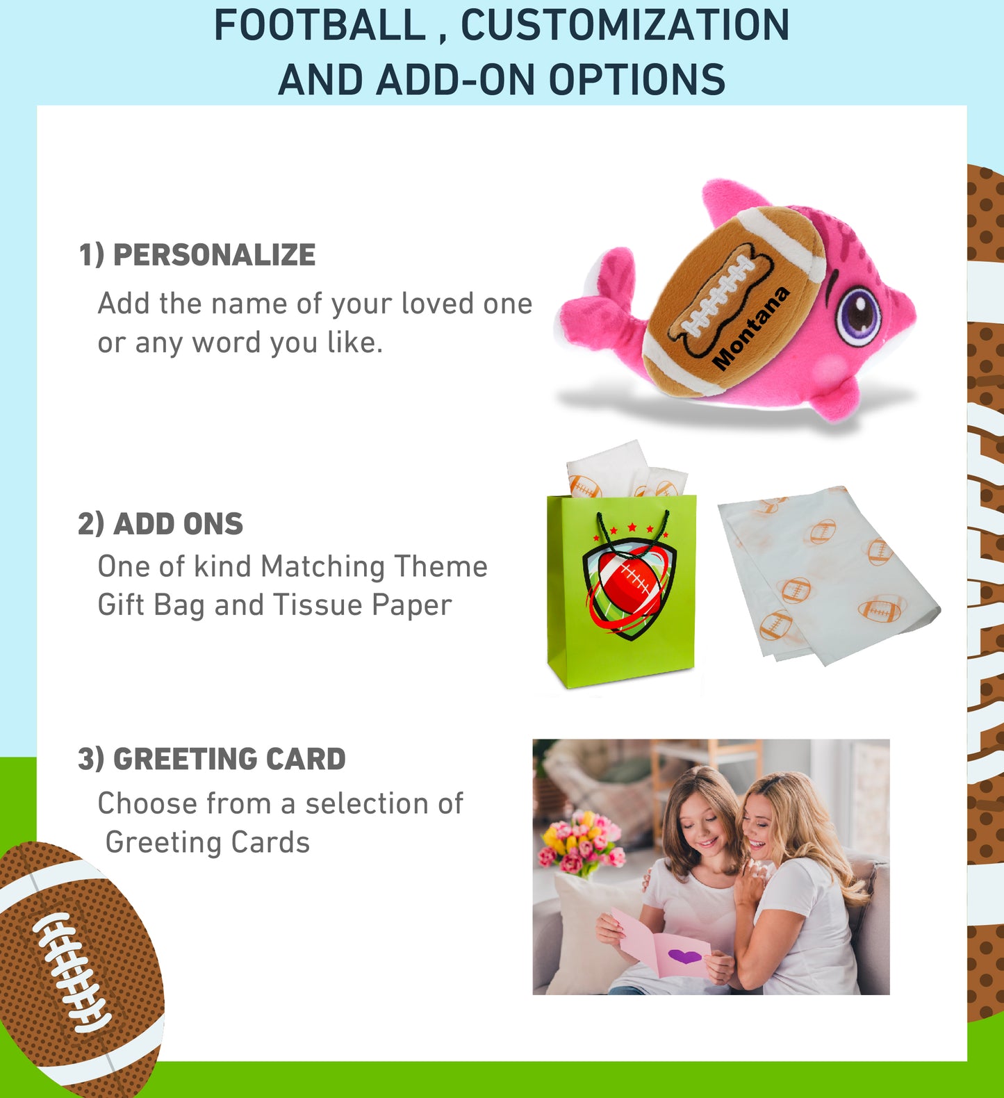 PLUSH BUDDIES - DOLPHIN WITH FOOTBALL PLUSH