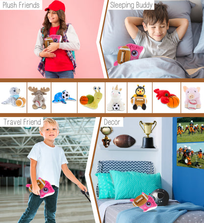 PLUSH BUDDIES - DOLPHIN WITH FOOTBALL PLUSH