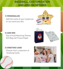 PLUSH BUDDIES - STARFISH WITH BASEBALL PLUSH