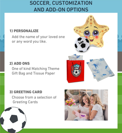 PLUSH BUDDIES - STARFISH WITH SOCCER PLUSH