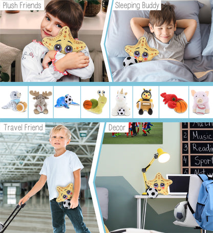 PLUSH BUDDIES - STARFISH WITH SOCCER PLUSH