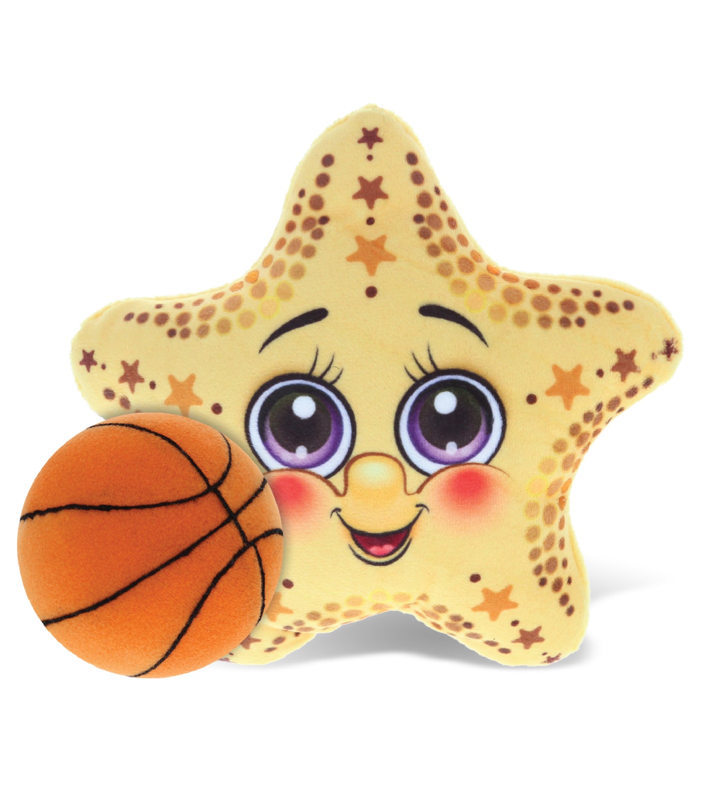 PLUSH BUDDIES - STARFISH WITH BASKETBALL PLUSH