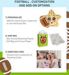 PLUSH BUDDIES - STARFISH WITH FOOTBALL PLUSH