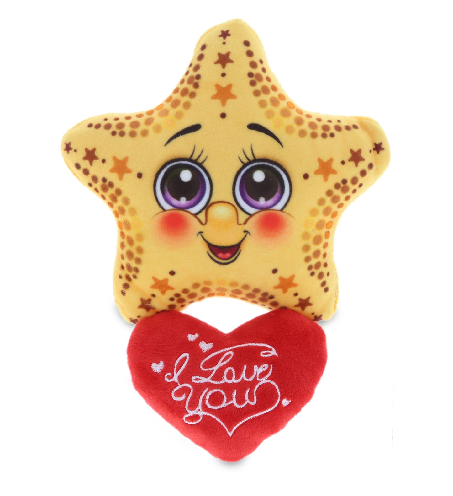 PLUSH I LOVE YOU RED HEART - PLUSH BUDDIES - STARFISH