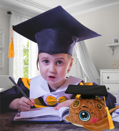 DolliBu Plush Buddies Stingray Graduation Toy with Cap with Tassel - 8 Inches