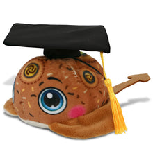 DolliBu Plush Buddies Stingray Graduation Toy with Cap with Tassel - 8 Inches