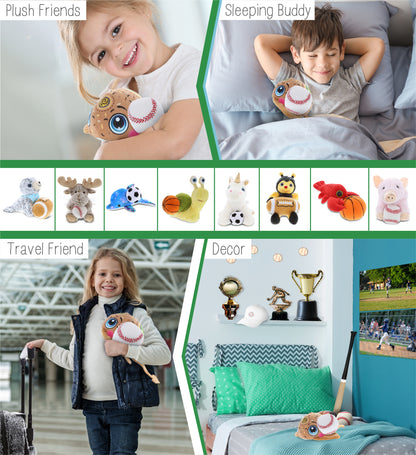 PLUSH BUDDIES - STINGRAY WITH BASEBALL PLUSH