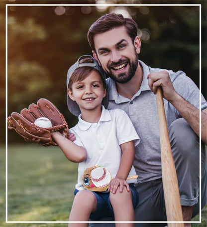 PLUSH BUDDIES - STINGRAY WITH BASEBALL PLUSH
