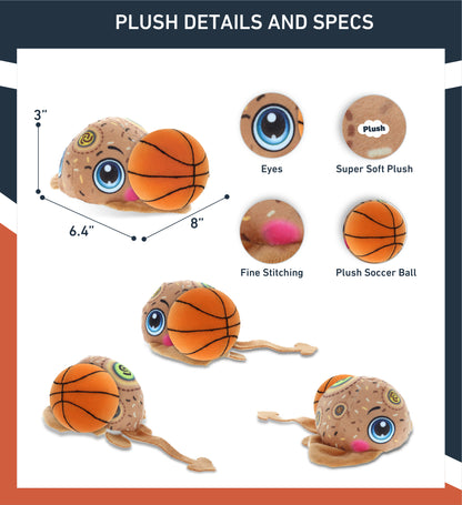 PLUSH BUDDIES - STINGRAY WITH BASKETBALL PLUSH