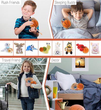 PLUSH BUDDIES - STINGRAY WITH BASKETBALL PLUSH