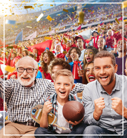 PLUSH BUDDIES - STINGRAY WITH FOOTBALL PLUSH