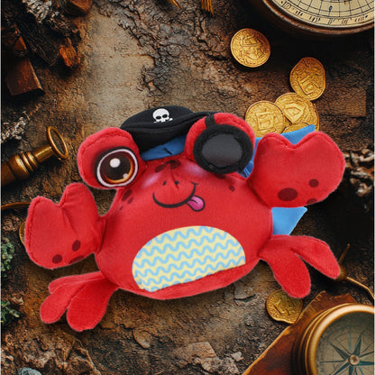 PLUSH BUDDIES - CRAB PIRATE DRESS UP