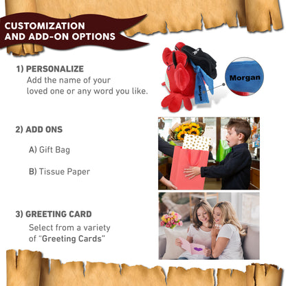 PLUSH BUDDIES - CRAB PIRATE DRESS UP