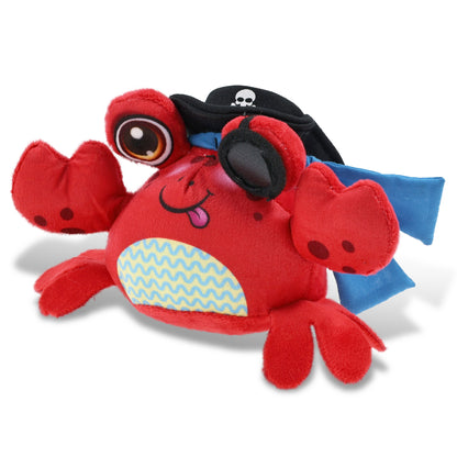 PLUSH BUDDIES - CRAB PIRATE DRESS UP