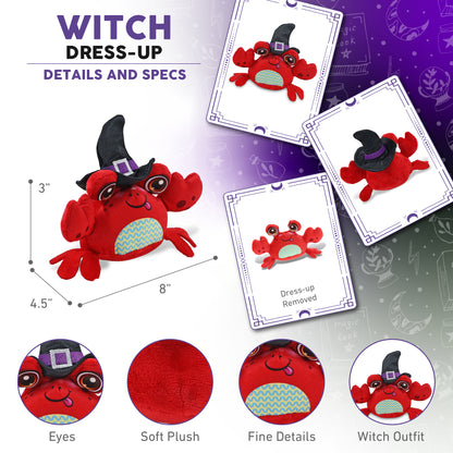 PLUSH BUDDIES - CRAB WITCH DRESS UP