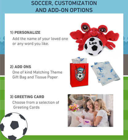 PLUSH BUDDIES - CRAB WITH SOCCER PLUSH