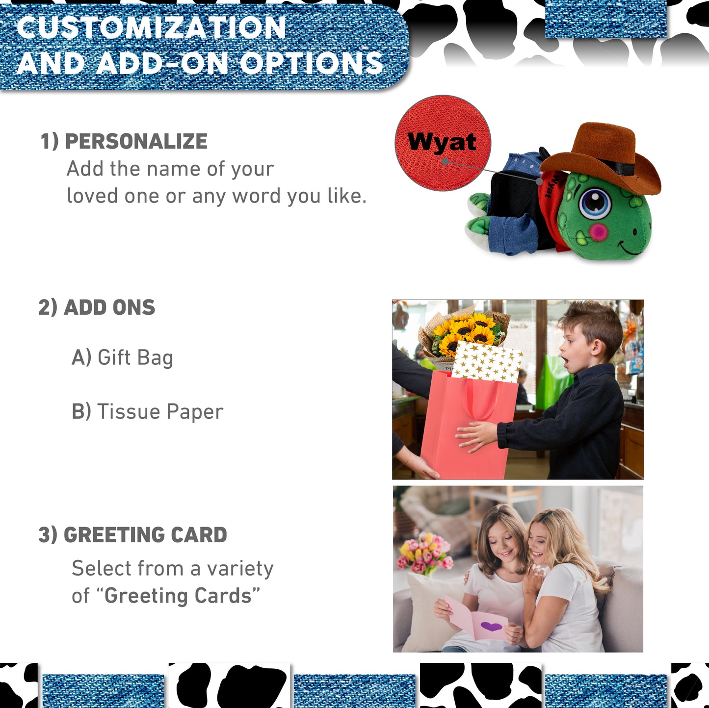 PLUSH BUDDIES - SEA TURTLE With COWBOY Dress Up