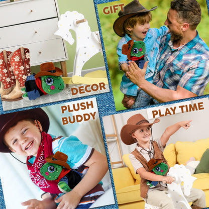 PLUSH BUDDIES - SEA TURTLE With COWBOY Dress Up