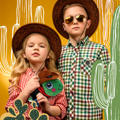 PLUSH BUDDIES - SEA TURTLE With COWBOY Dress Up