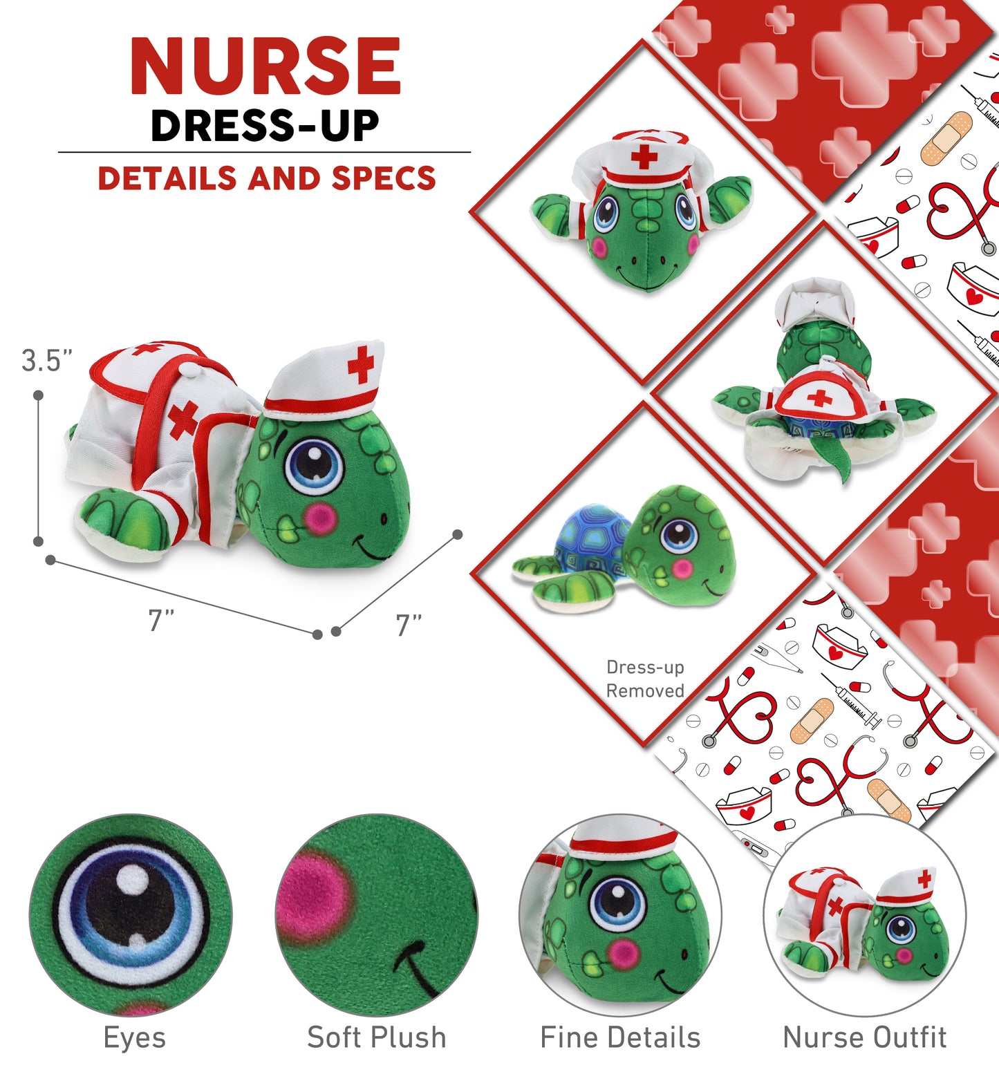 PLUSH BUDDIES - SEA TURTLE NURSE