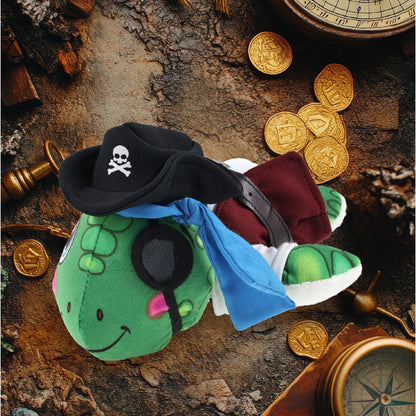 PLUSH BUDDIES - SEA TURTLE PIRATE DRESS UP