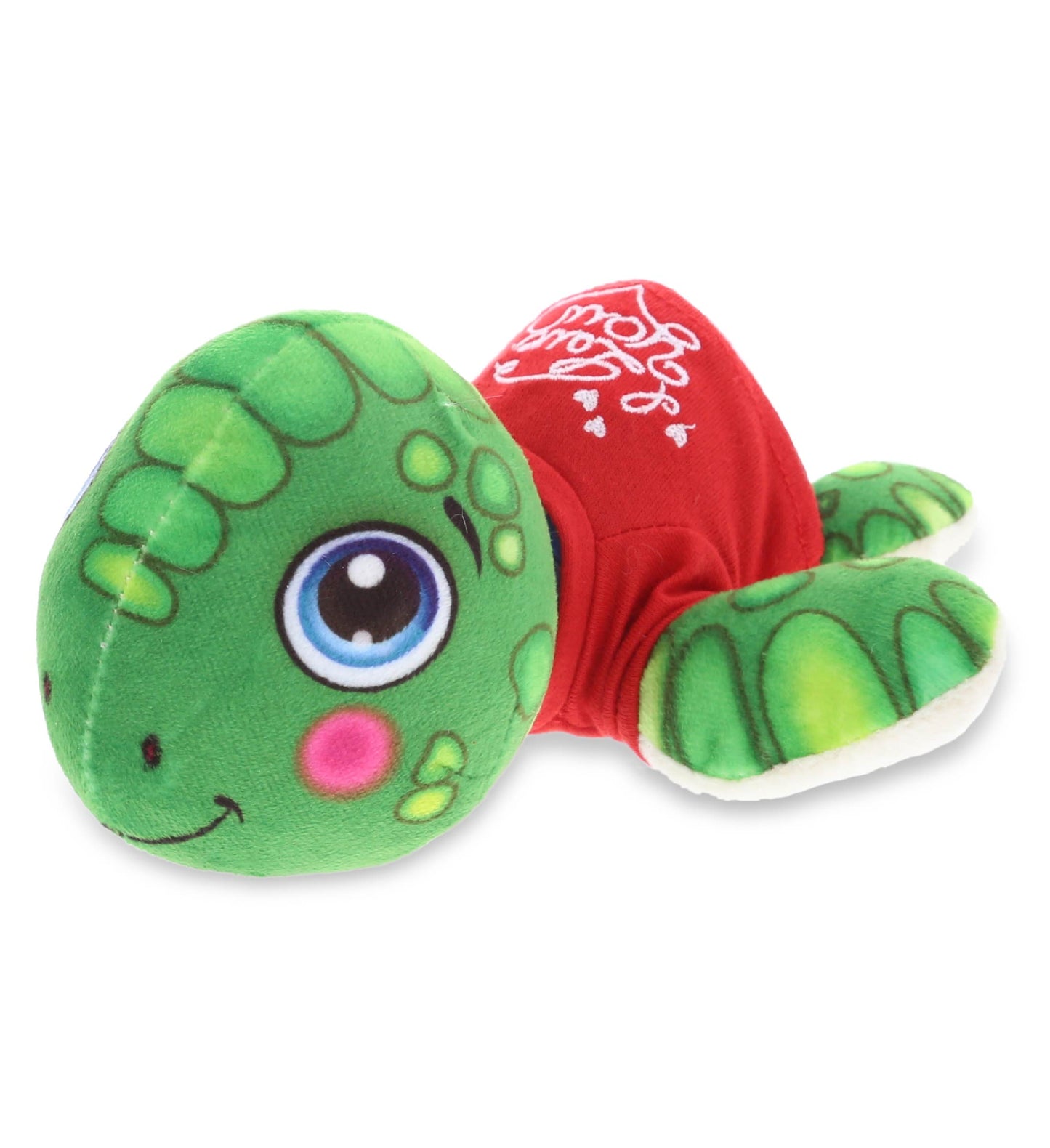 PLUSH I LOVE YOU RED SHIRT- PLUSH BUDDIES - SEA TURTLE